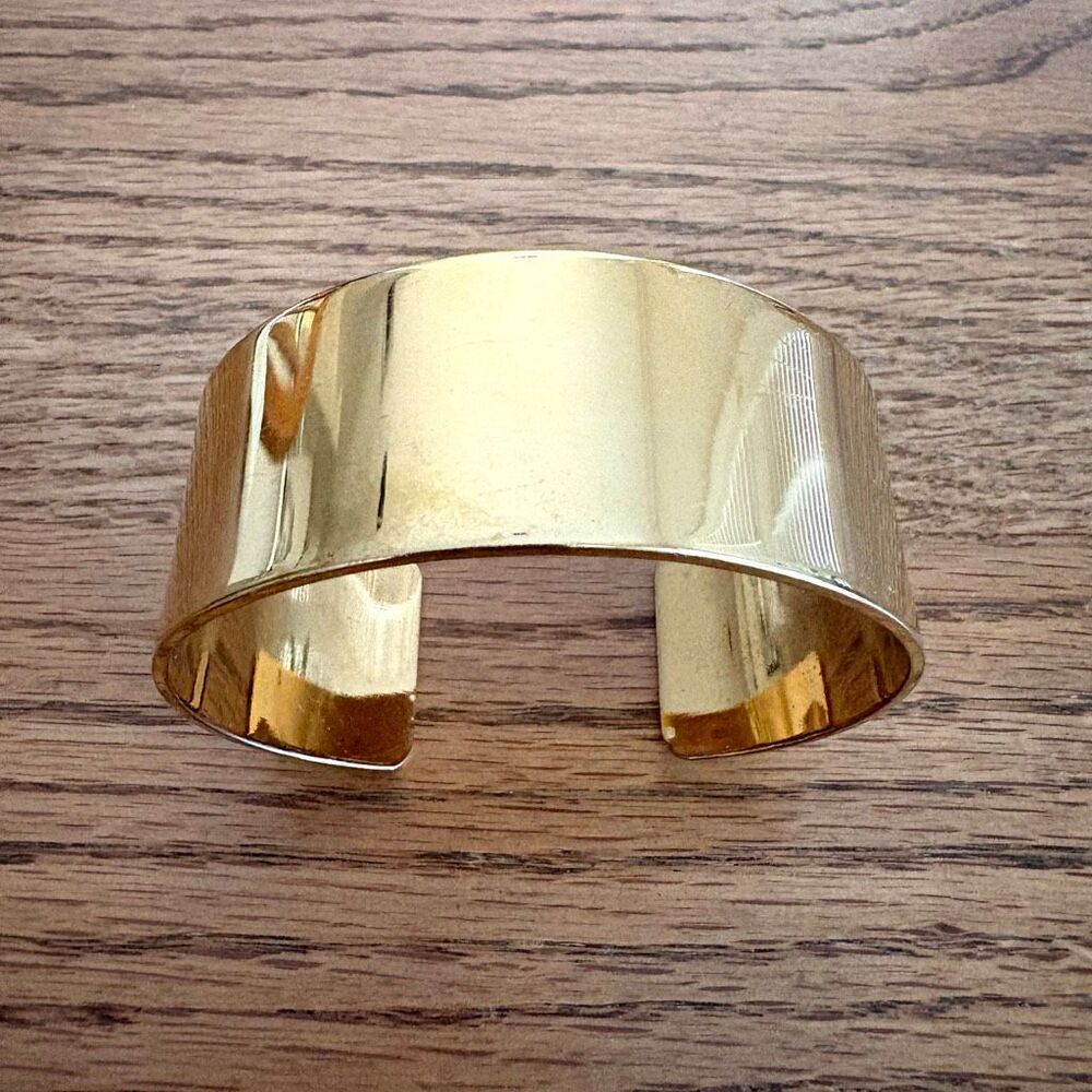 J.Crew | Wide Modern Cuff Bracelet | 2.5” Inner Diameter